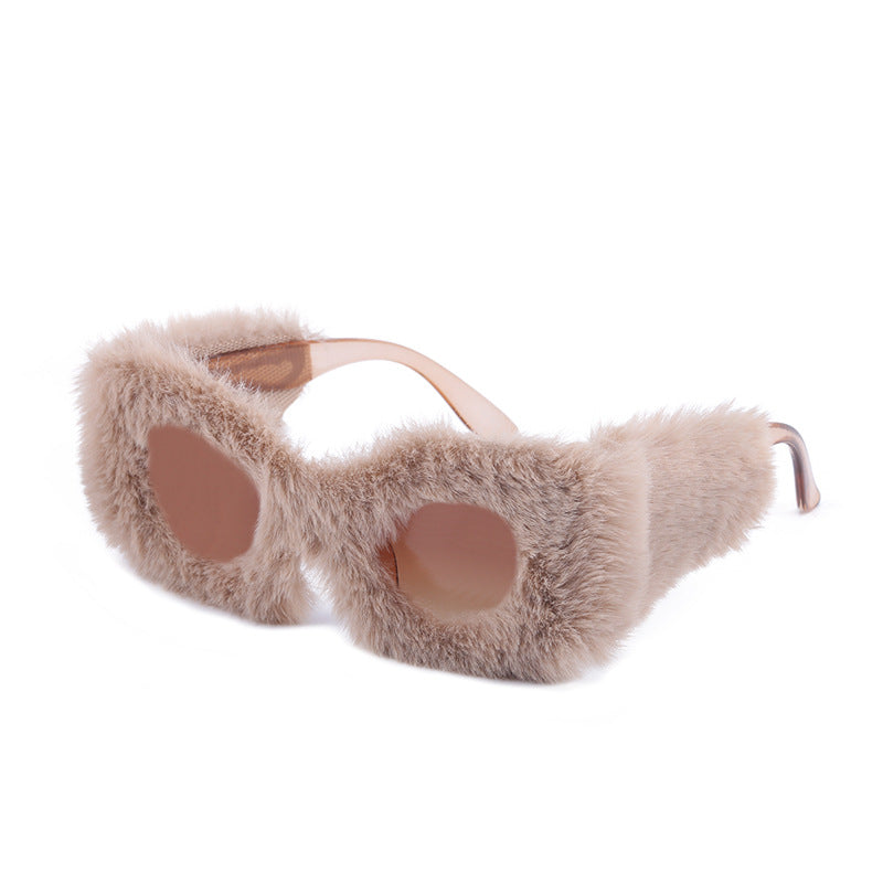 Plush Cat Eye Sunglasses