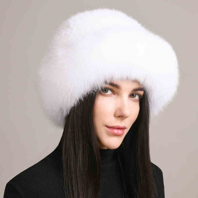 Mink Hair Braided Fur Hats