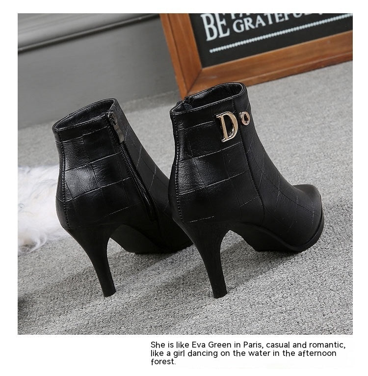 Martin All-matching Ankle Boots