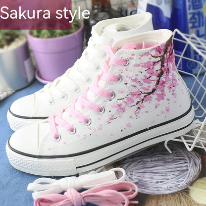 High Top Canvas Shoes