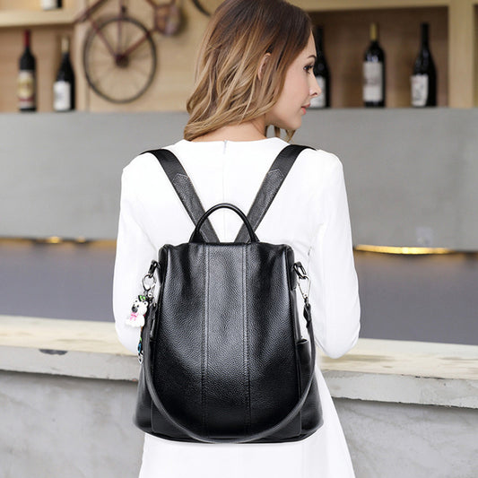 Fashion Backpack Genuine Leather Bags