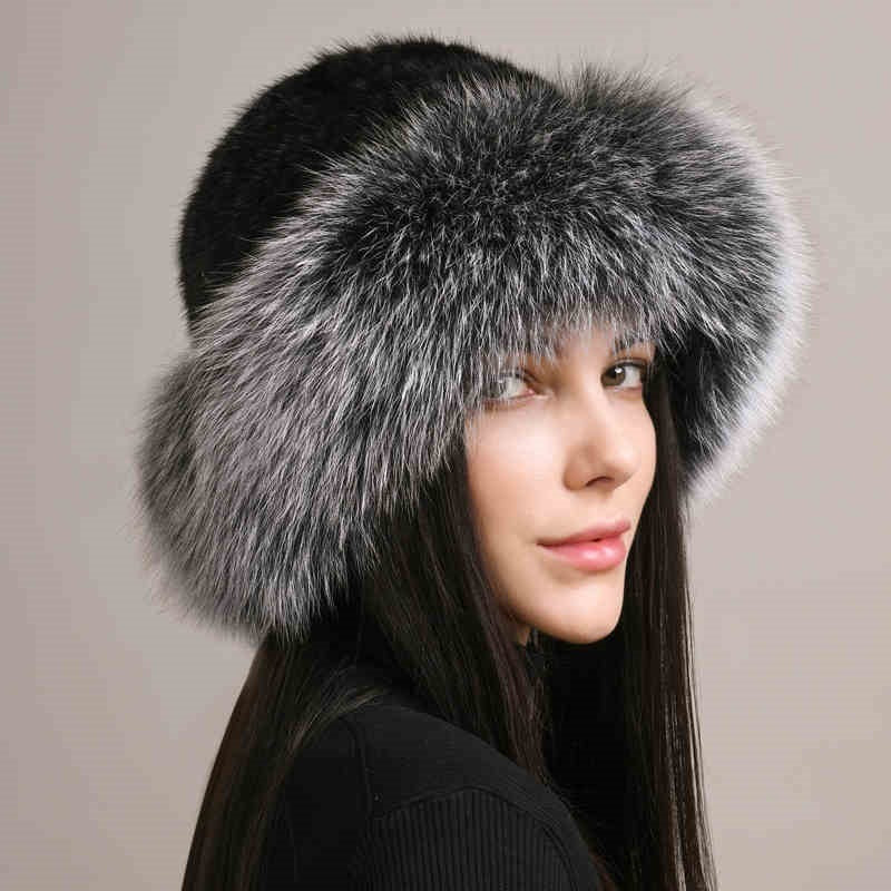 Mink Hair Braided Fur Hats