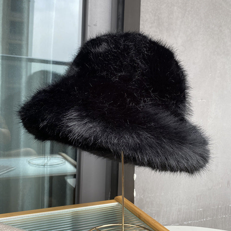 Wild Long Fur Bucket Hats