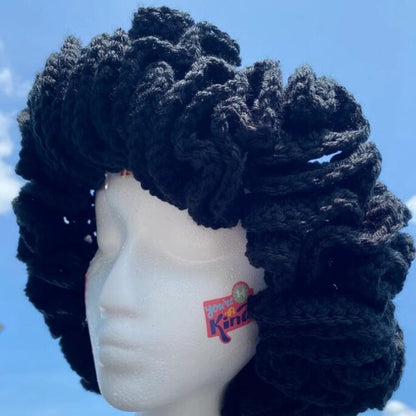 Knitted Ruffled Hats