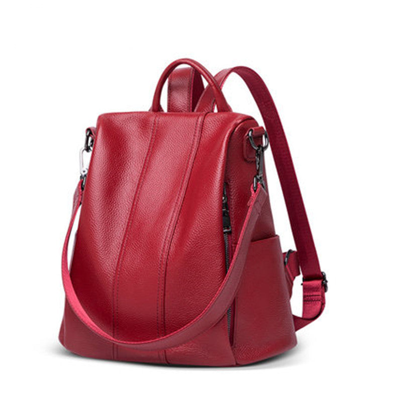 Fashion Backpack Genuine Leather Bags