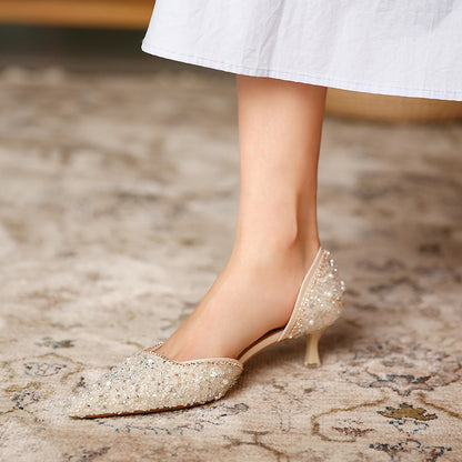 Bright Crystal High Heels