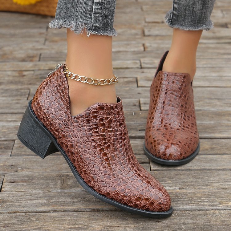 Zip Ankle Boots