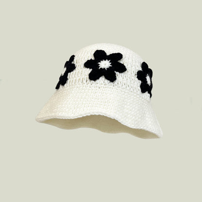 Handmade Crocheted Flower Bucket Hats