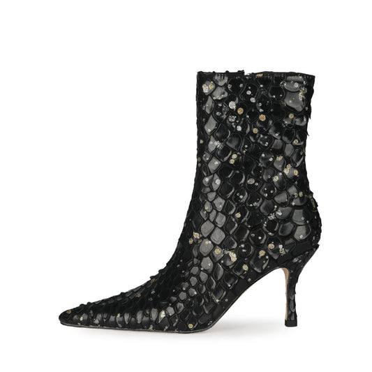 Fish Scale Short Boots