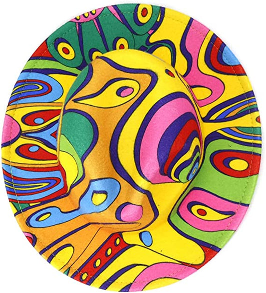 Printed Jazz Fedora Hat 