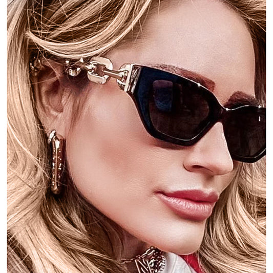 Chain Temples Sunglasses