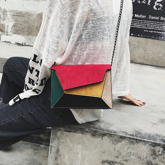Simple Shoulder Stitching Handbags