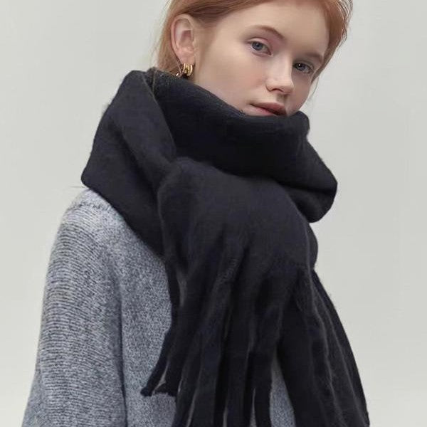 Wool Solid Color Comfortable High Quality Scarf