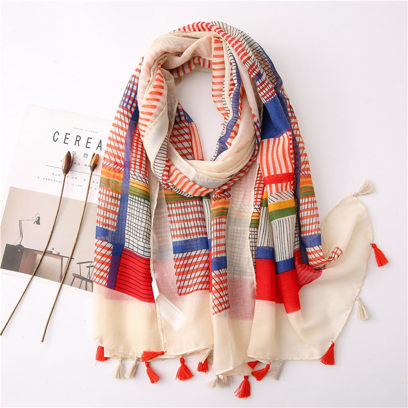 Vintage Stripe Scarf