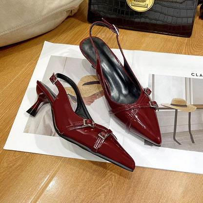Elegant Shoes With Buckle