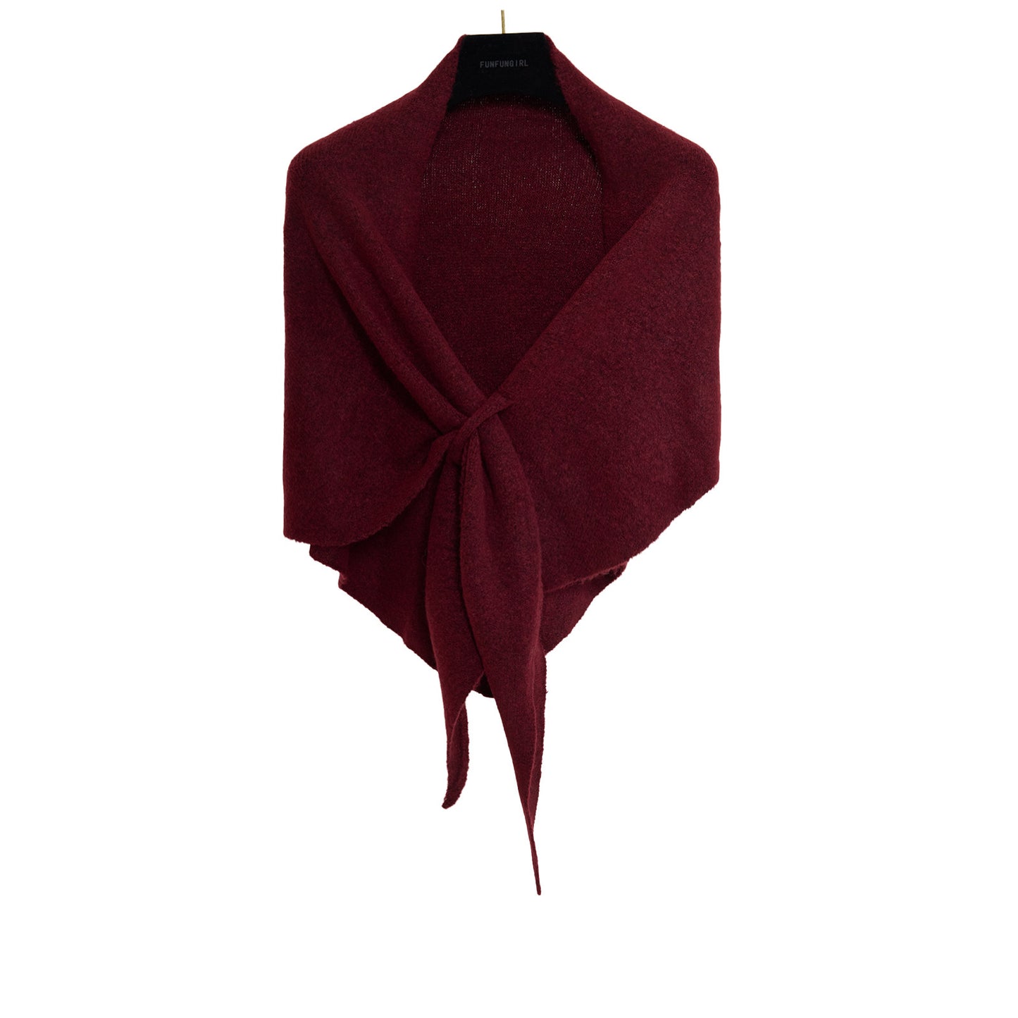 Triangular Solid Color Neck Wrap Shawls