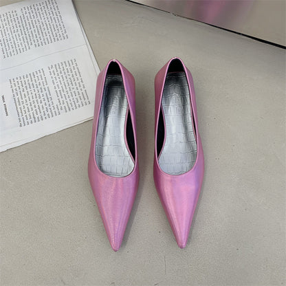 Pointed Toe Low-cut Pumps