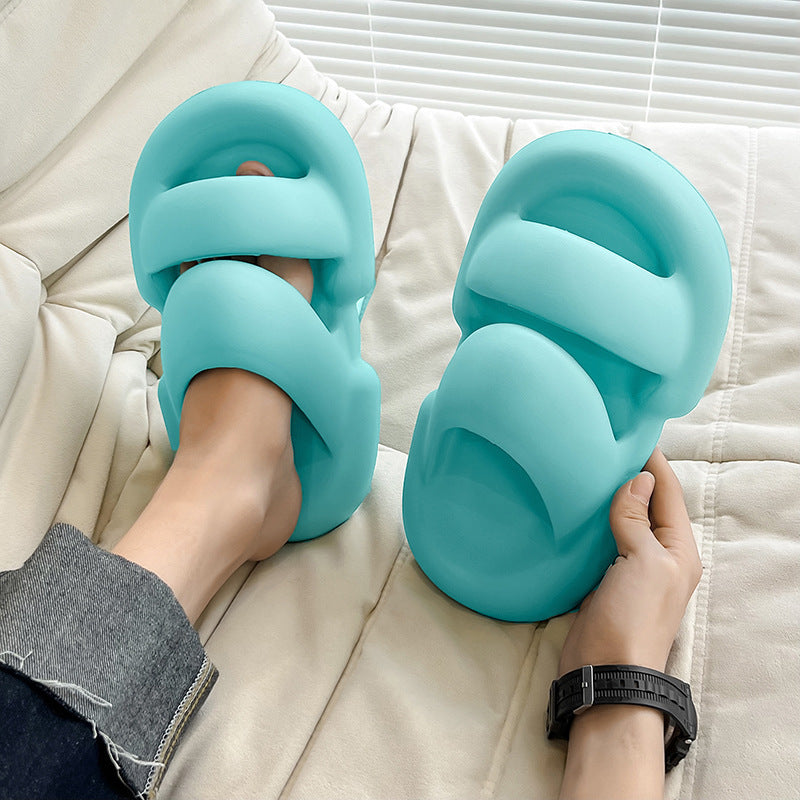 Pudgy Thick-soled Casual Slippers