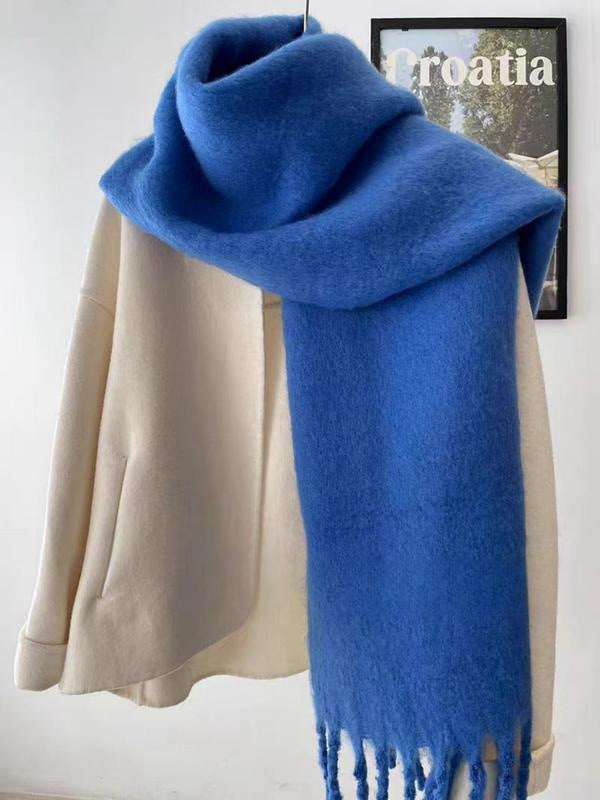 Wool Solid Color Comfortable High Quality Scarf