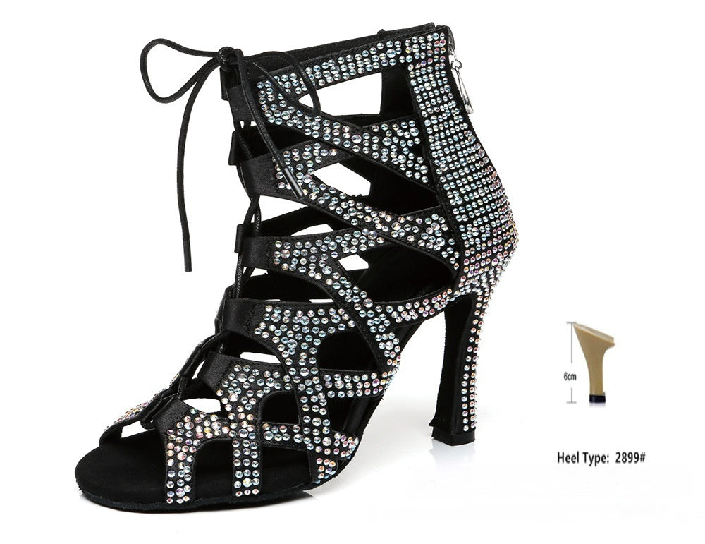 Strappy Lace Up Heels