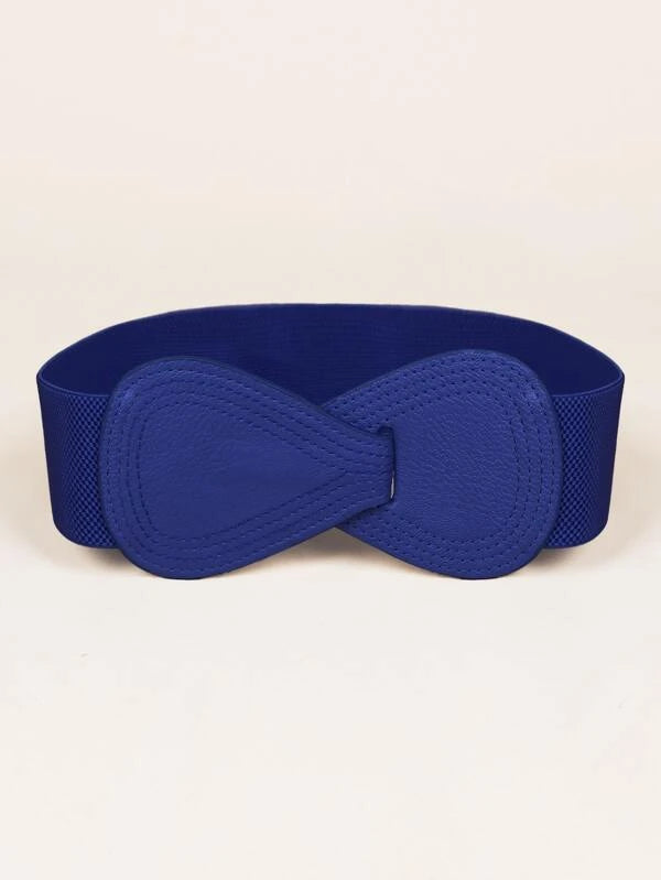 Bow Knot Elastic Wide Belt