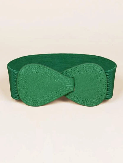 Bow Knot Elastic Wide Belt