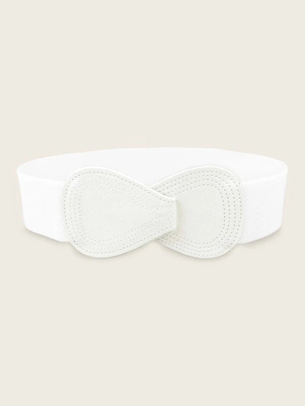 Bow Knot Elastic Wide Belt