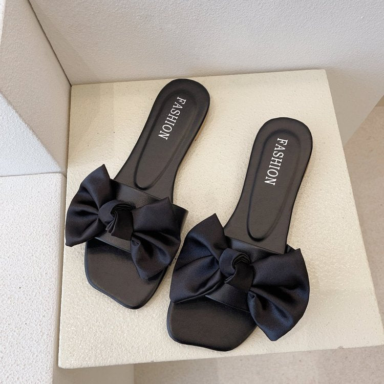 Flat Bowknot Slippers