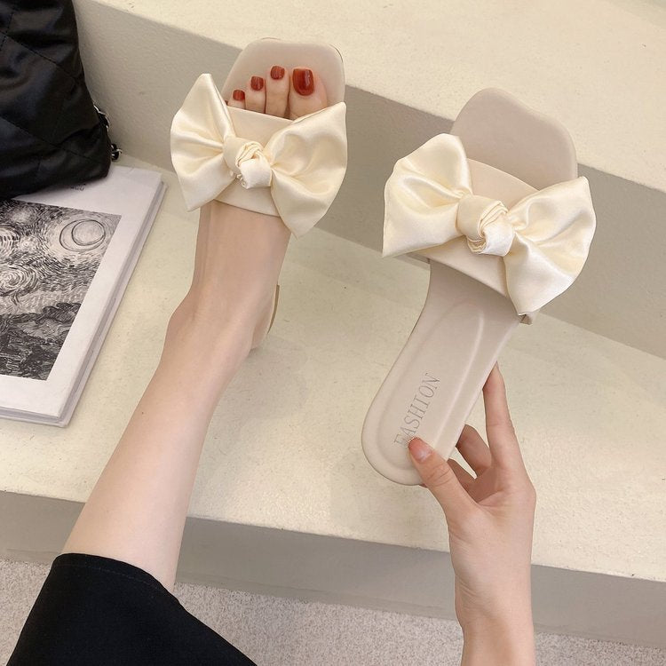 Flat Bowknot Slippers