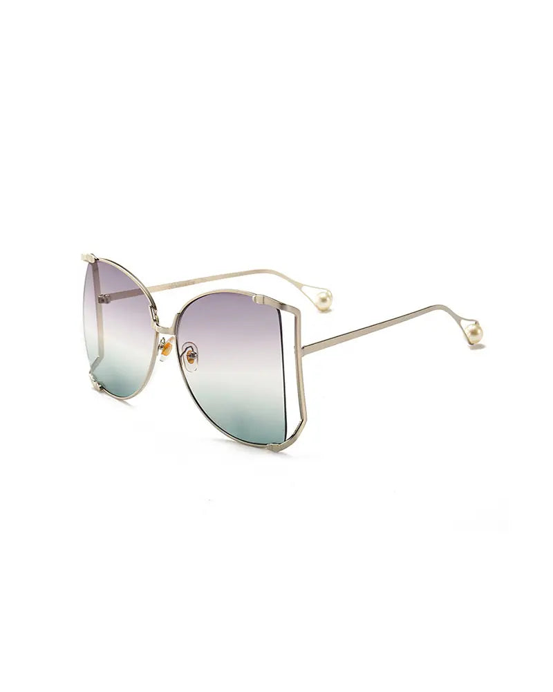 Half Round Big Frame Sunglasses