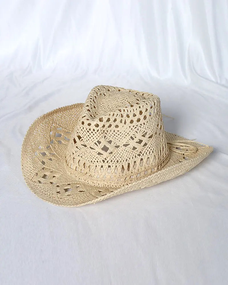 Hollow Out Straw Cowboy Hat