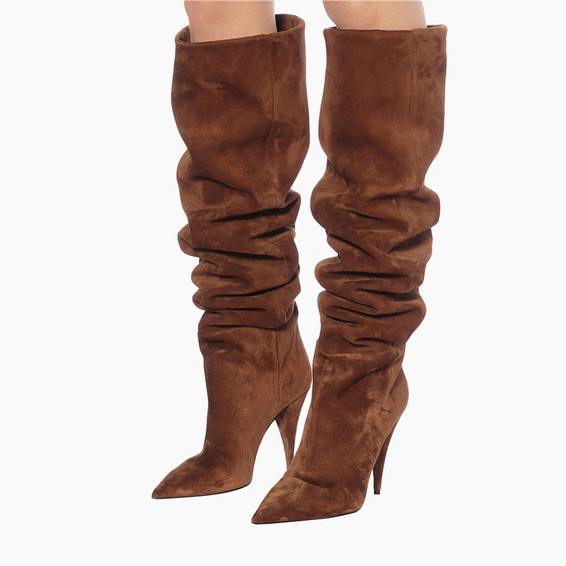 Long Sleeve Leg High Heel Boots