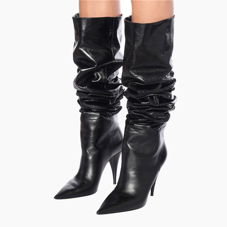 Long Sleeve Leg High Heel Boots