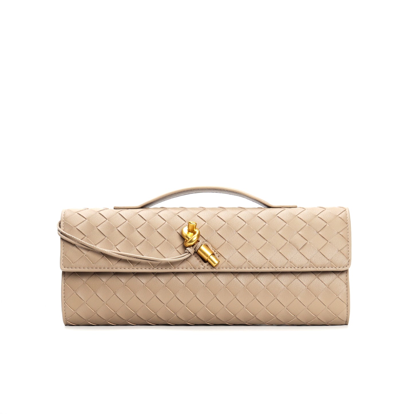 Woven Shoulder Clutch Crossbody Bag