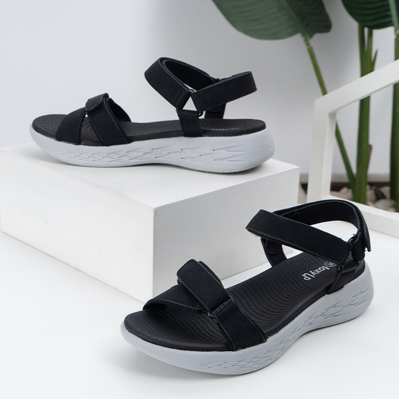 Slope Heel Thick Sole Anti Slip Sandals