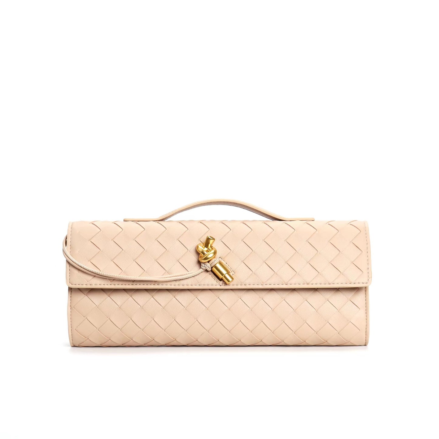 Woven Shoulder Clutch Crossbody Bag