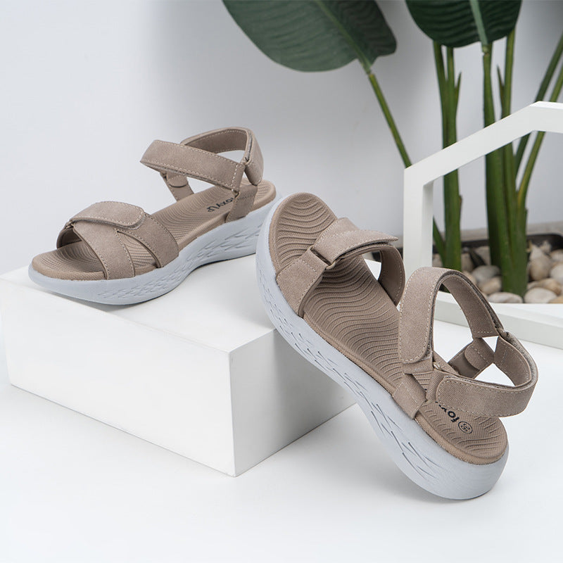 Slope Heel Thick Sole Anti Slip Sandals