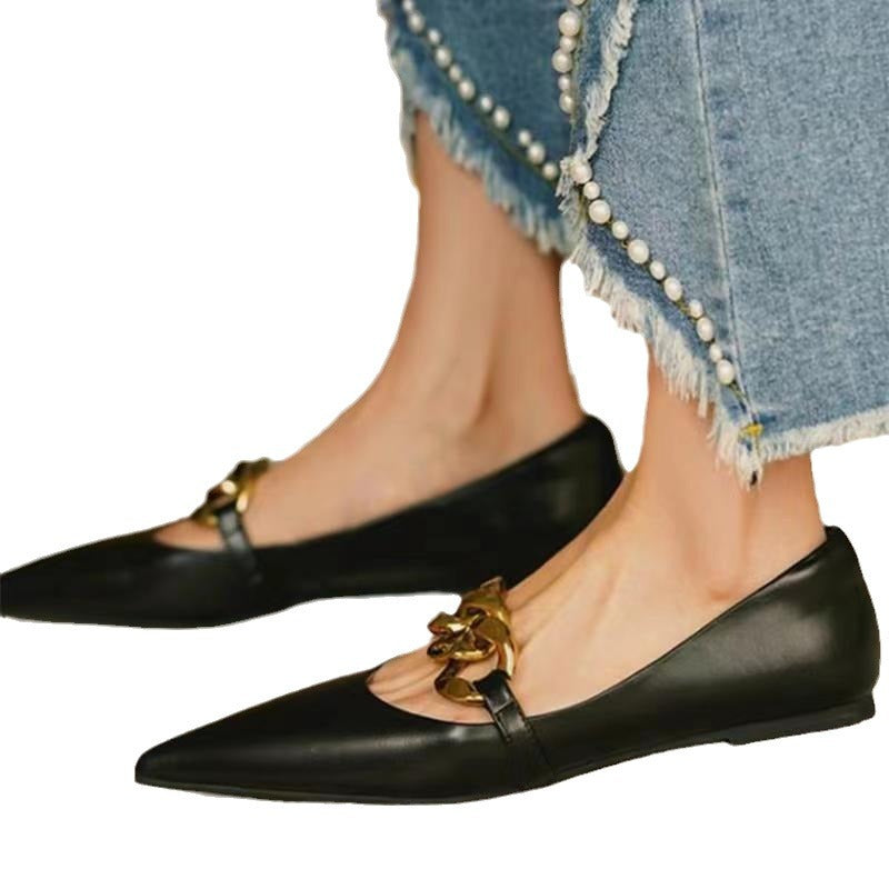 Low Heel Wear-resistant Flat Shoes