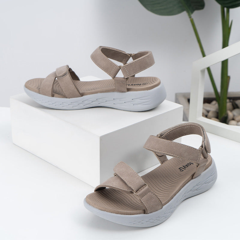 Slope Heel Thick Sole Anti Slip Sandals