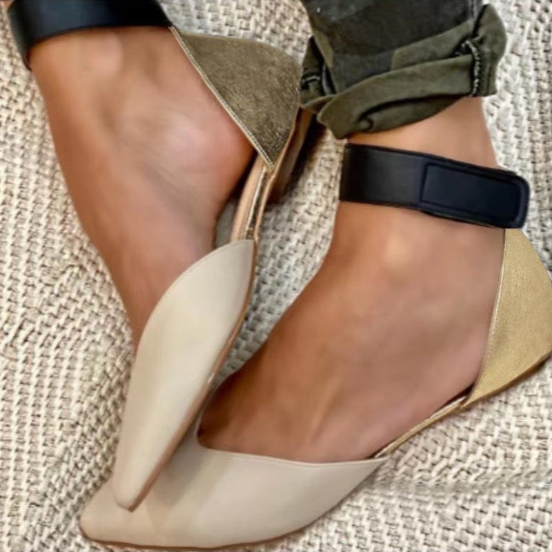 Velcro Hollowed Flats