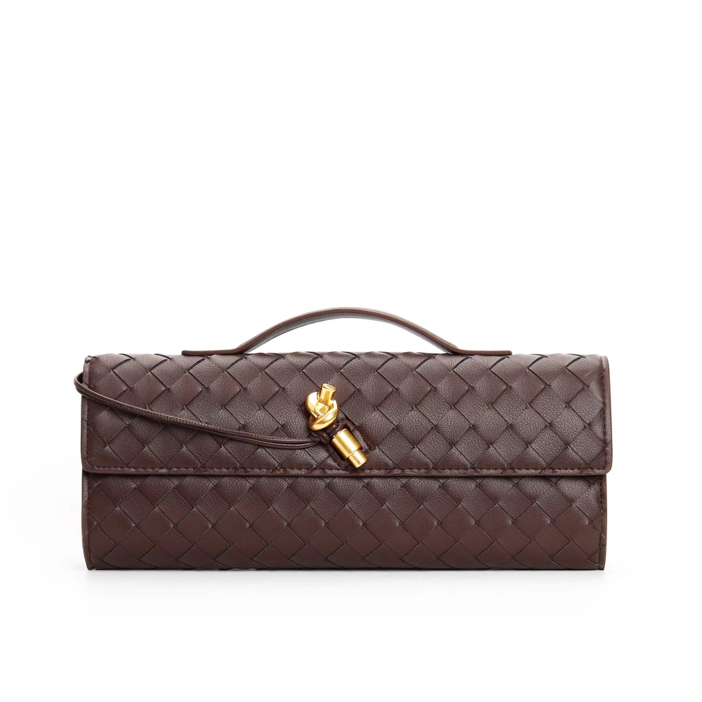 Woven Shoulder Clutch Crossbody Bag