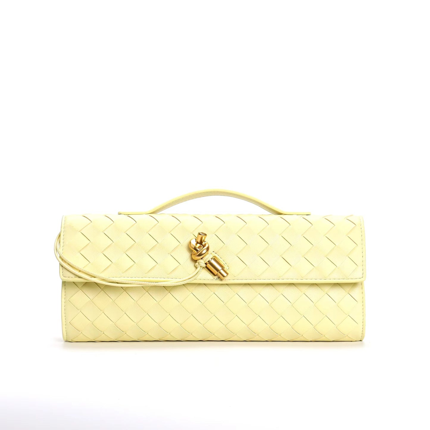 Woven Shoulder Clutch Crossbody Bag