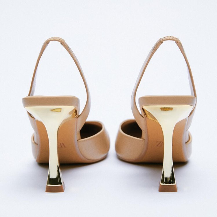 Nude Pointed High Heels