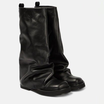 Over The Shoe Round Long Tube Boots