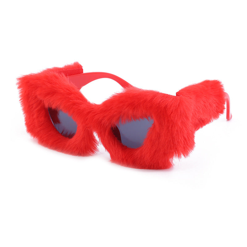 Plush Cat Eye Sunglasses