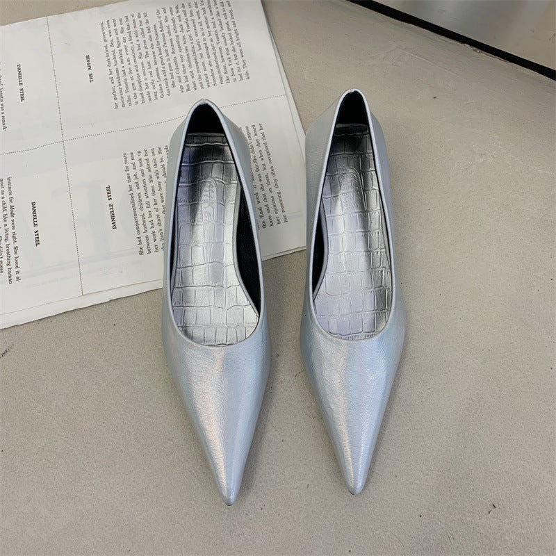 Pointed Toe Low-cut Pumps