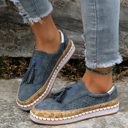 Tassel Round Toe Flat Shoes