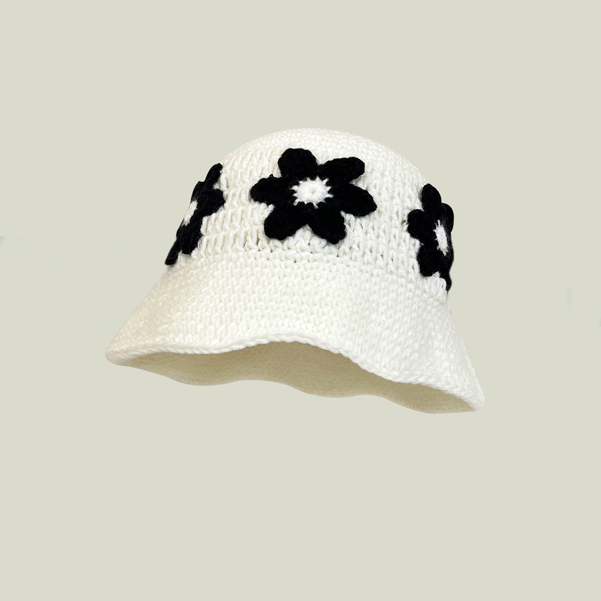 Handmade Crocheted Flower Bucket Hats