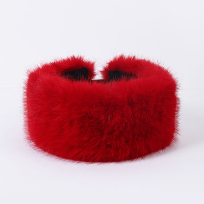 Fur Ball Woolen Thickened Hats