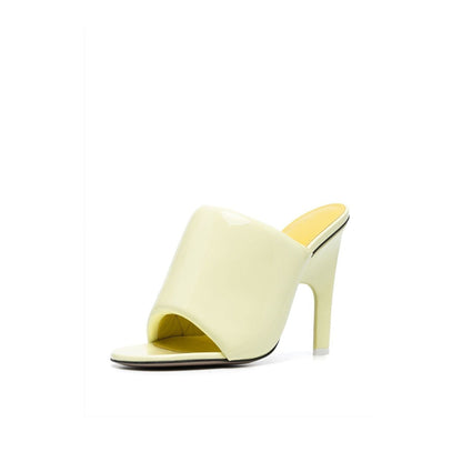 Open Toe Half Slippers Stiletto Sandals
